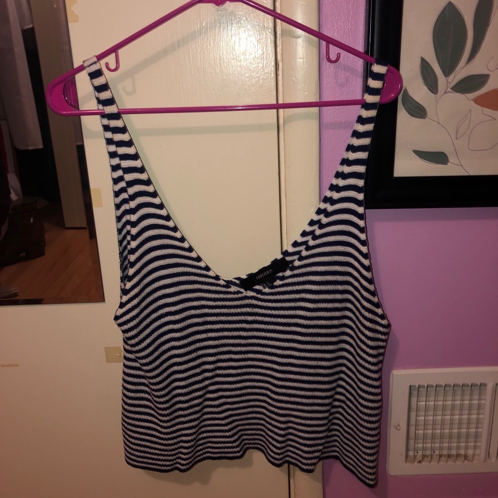 Forever 21 Striped Knit Tank